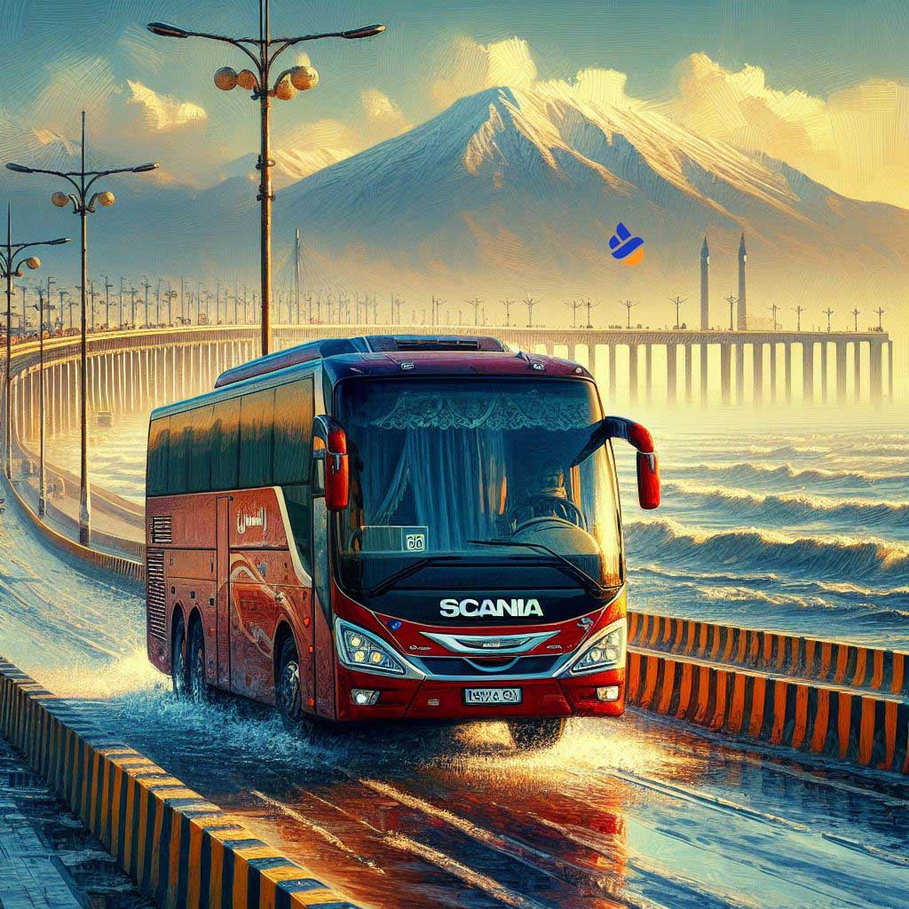 سفر زمینی به کیش-اتوبوس بندرعباس-پروین گشت