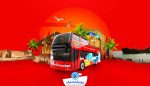 red bus- hop on hop off kish-parvingashtkish