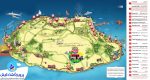 نقشه گردشگری کیش- اتوبوس hop on hop off